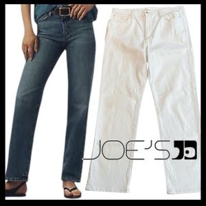 Joe's Jeans Off White The Luna High Rise Cigarette Ankle Jeans (32x29)